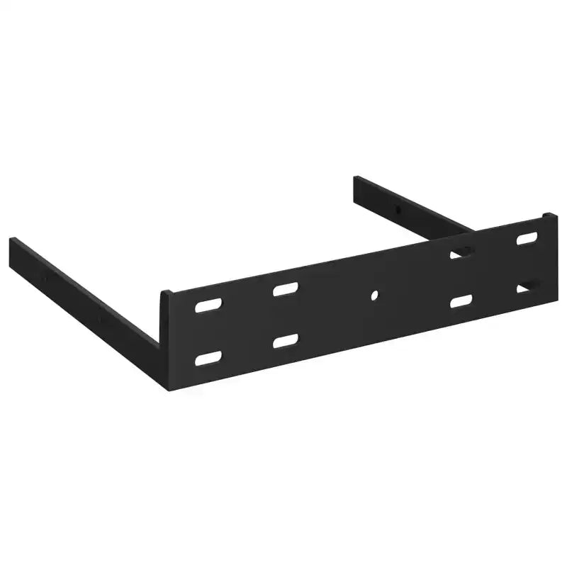 Corner Shelf Grey Honeycomb MDF, Metal Medium Wall mounted