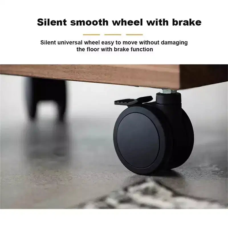 C Shaped End Table, Adjustable Height Couch Side Table, Horizontal 360Swivel Small Couch Side Tables That Slide Under, C Shaped End Table