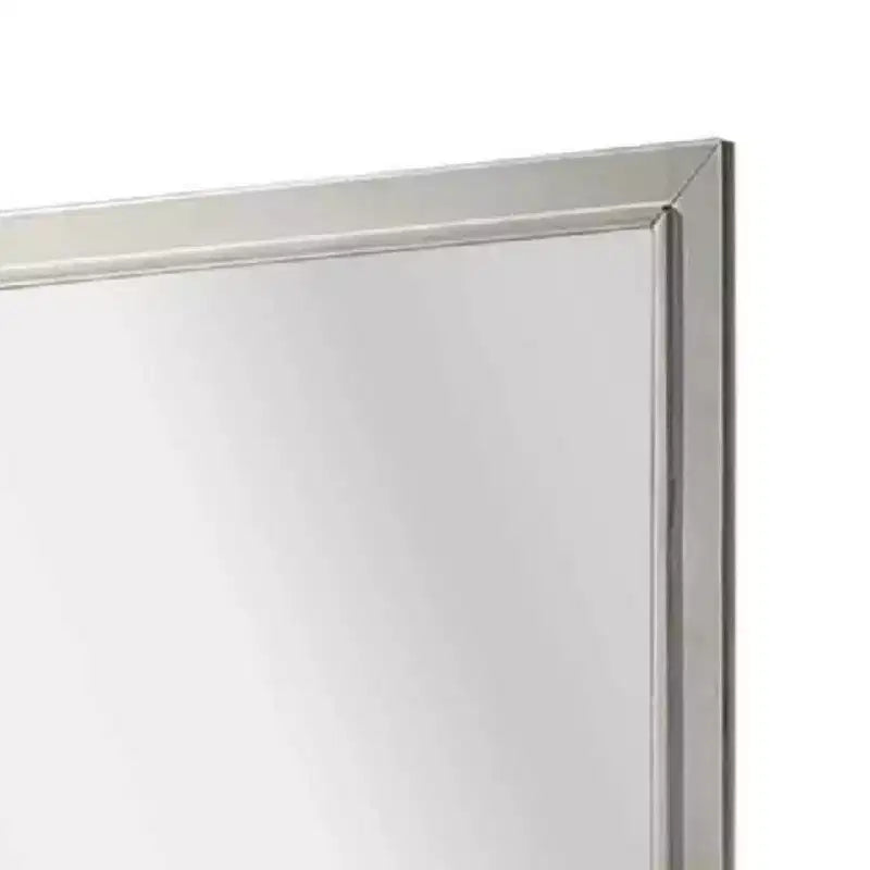 Royal Hampton Dresser Mirror, Subtle Antique White Rubberwood, Square 40 Inch