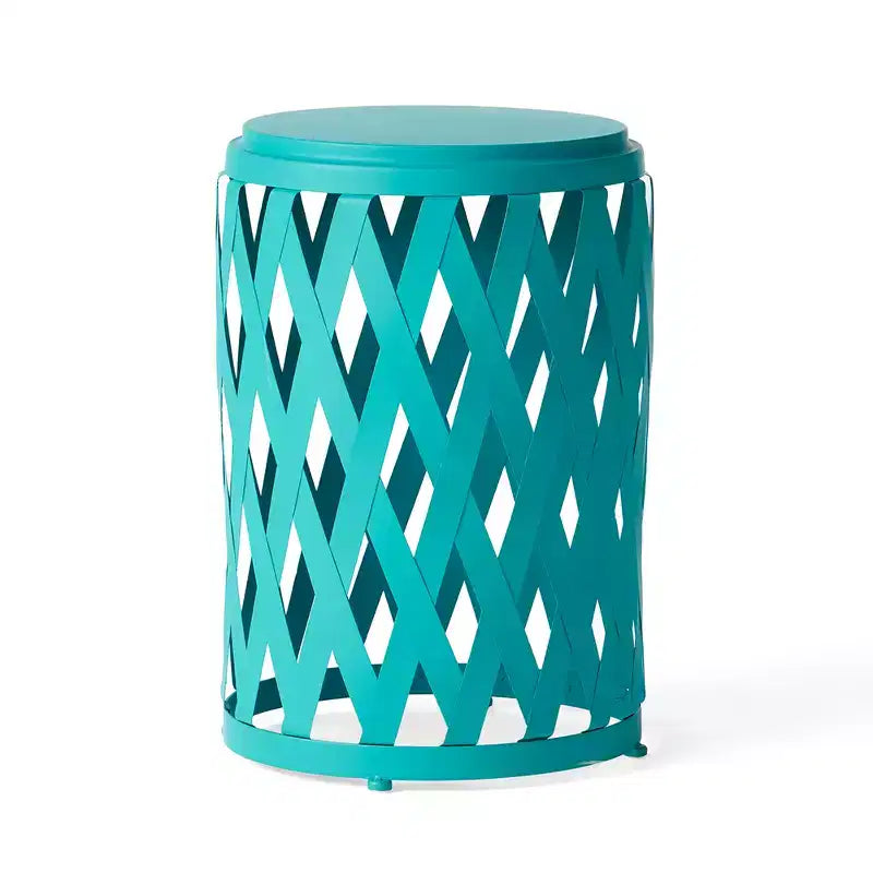 Modern Accent Side Table, Multi-function Outdoor End Table No Assembly Required