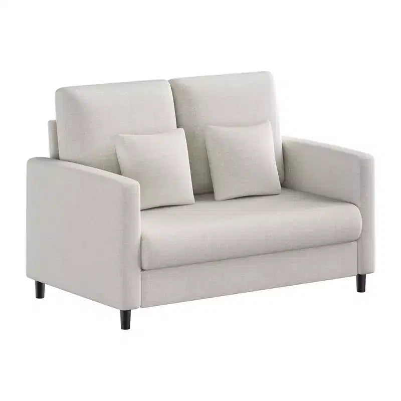51 Cloud-Like Loveseat Sofa - Plush 2-Seater with Pocket Springs for Small Spaces Apartment Living Room