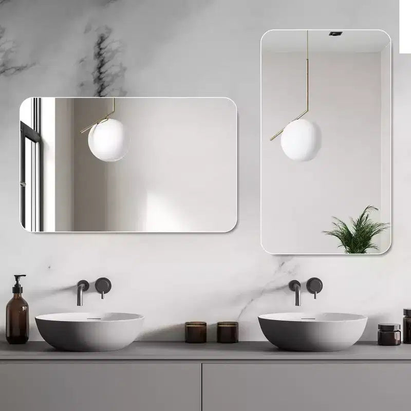 40 x 30 inch Wall-Mounted Bathroom Vanity Mirror for Bathroom Anti-Fog Waterproof