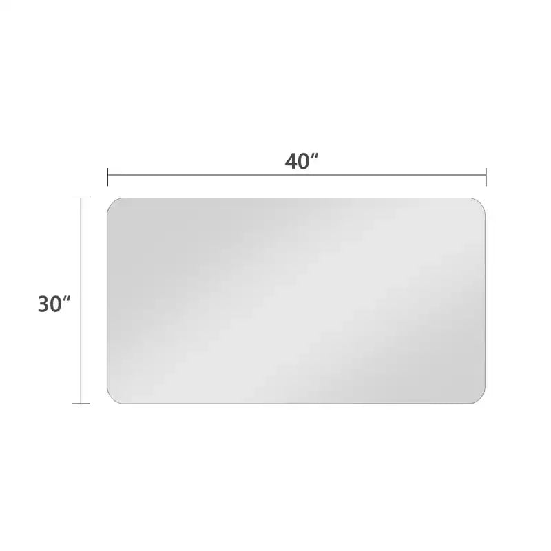 40 x 30 inch Wall-Mounted Bathroom Vanity Mirror for Bathroom Anti-Fog Waterproof