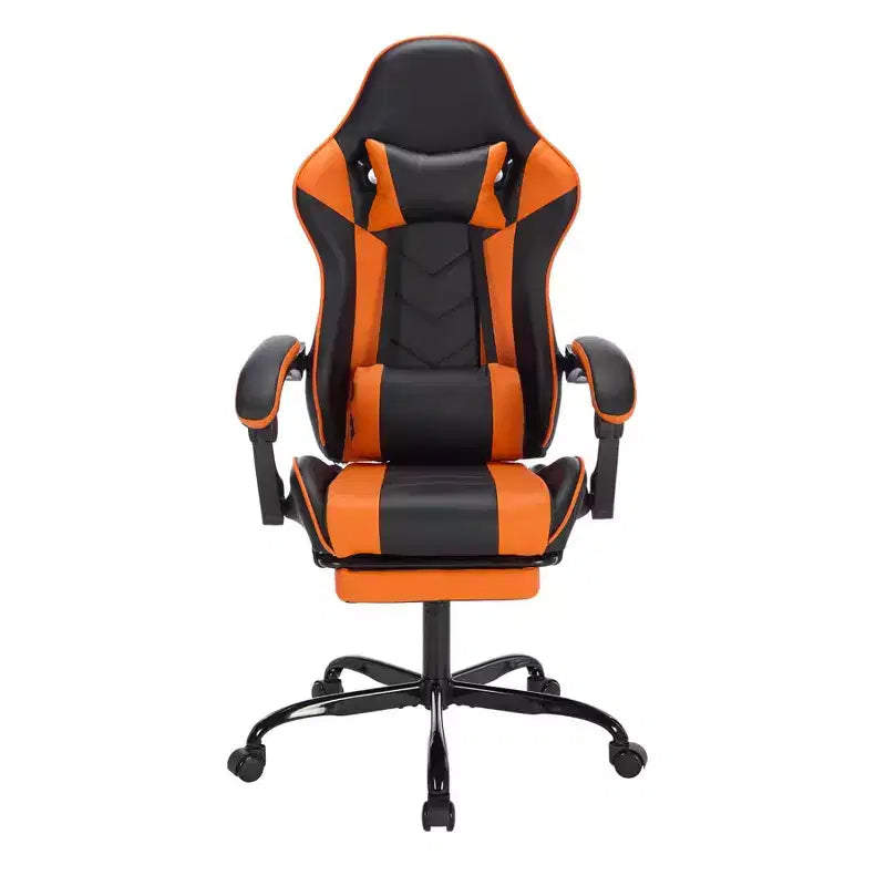 Modern Adjustable Swivel Ergonomic Task Chair with Headrest & Lumbar Support