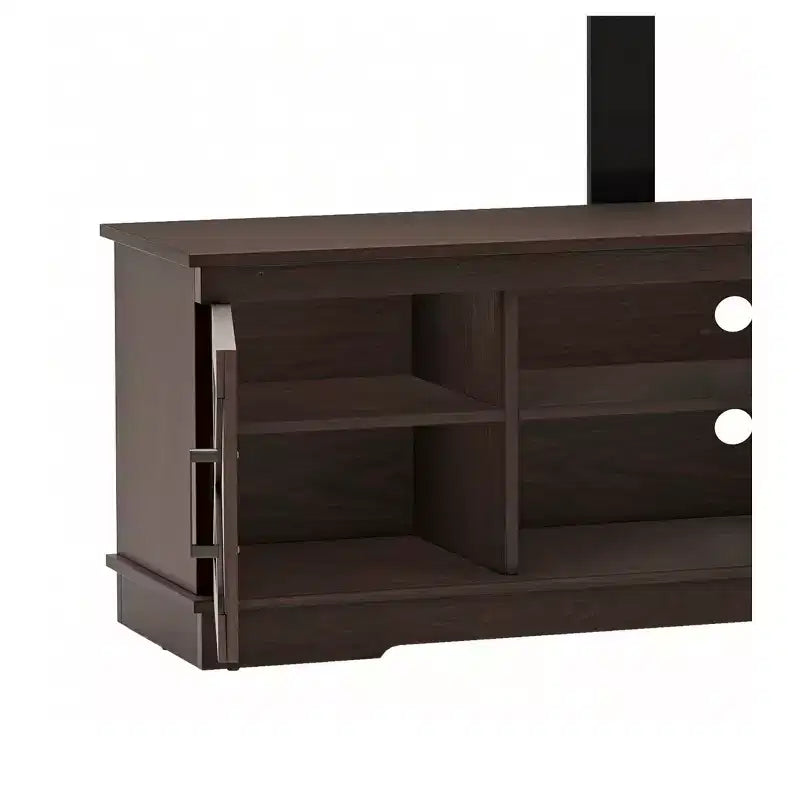 Farmhouse TV Stand with Mount for 70 inch TV Entertainment Center, Media Console with Height Adjustable Mount for Living Room